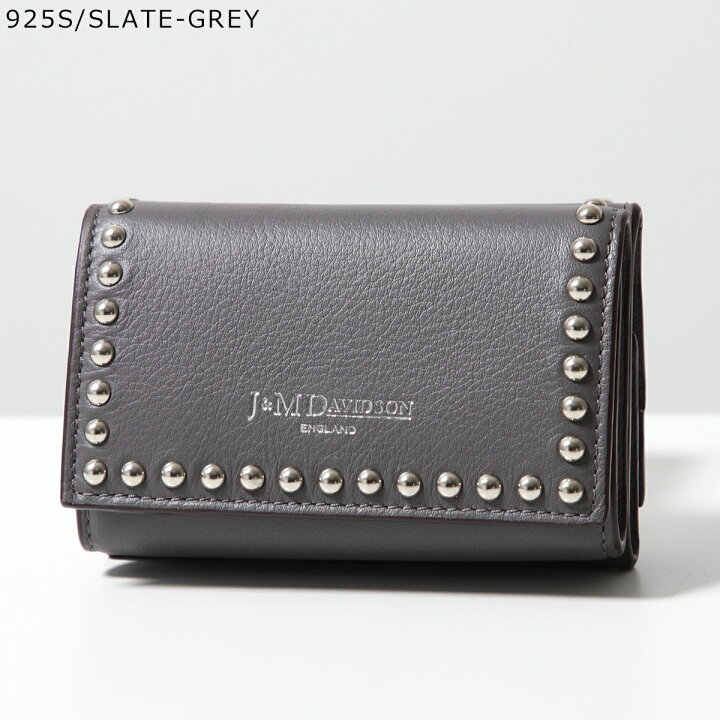 楽天市場】J&M DAVIDSON 三つ折り財布 FOLD WALLET WITH STUDS SFLW 