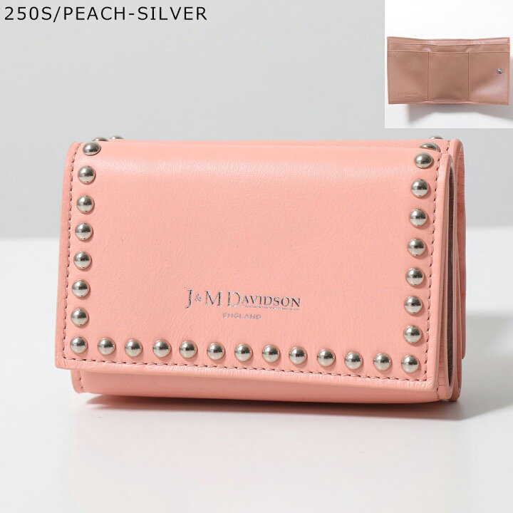 楽天市場】J&M DAVIDSON 三つ折り財布 FOLD WALLET WITH STUDS SFLW 