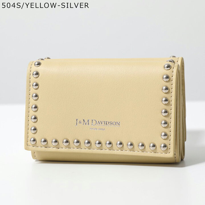 楽天市場】J&M DAVIDSON 三つ折り財布 FOLD WALLET WITH STUDS SFLW 