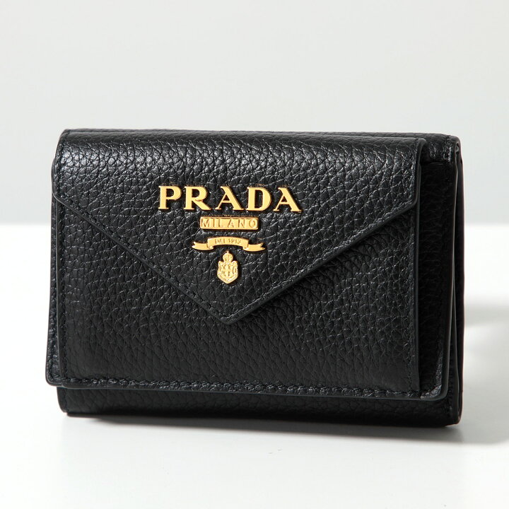 楽天市場】PRADA プラダ 三つ折り財布 1MH021 2E3A レディース レザー  