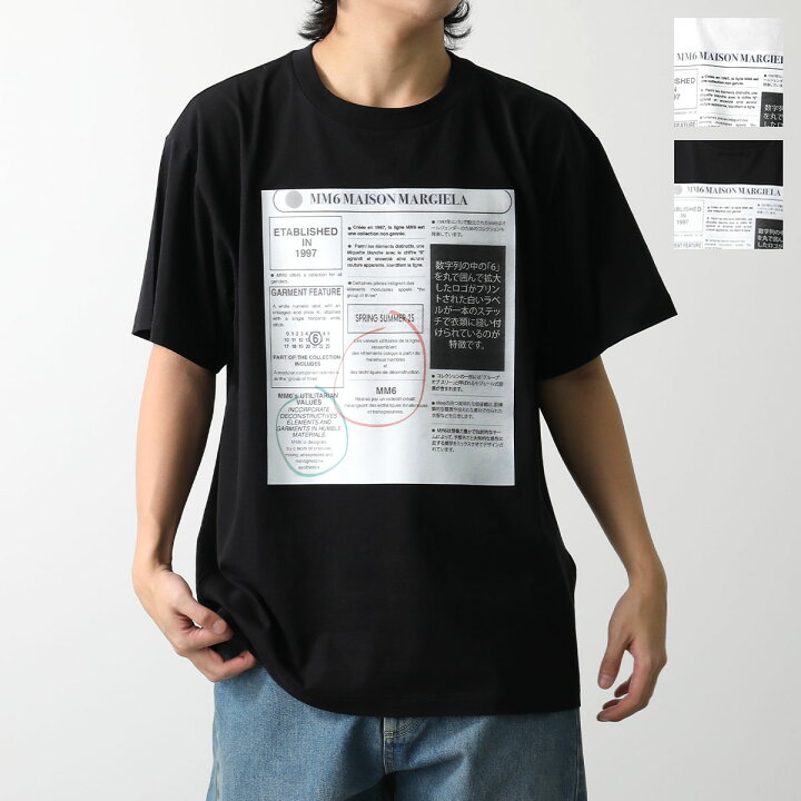 楽天市場】MM6 エムエムシックス メゾンマルジェラ Tシャツ SH0GC0043  