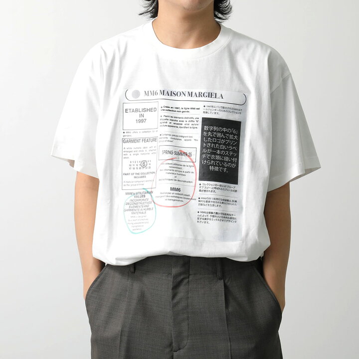 楽天市場】MM6 エムエムシックス メゾンマルジェラ Tシャツ SH0GC0043  