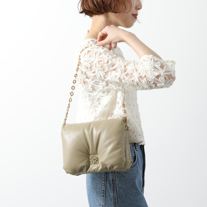 楽天市場】LOEWE ロエベ ショルダーバッグ PUFFER GOYA パファー ゴヤ 