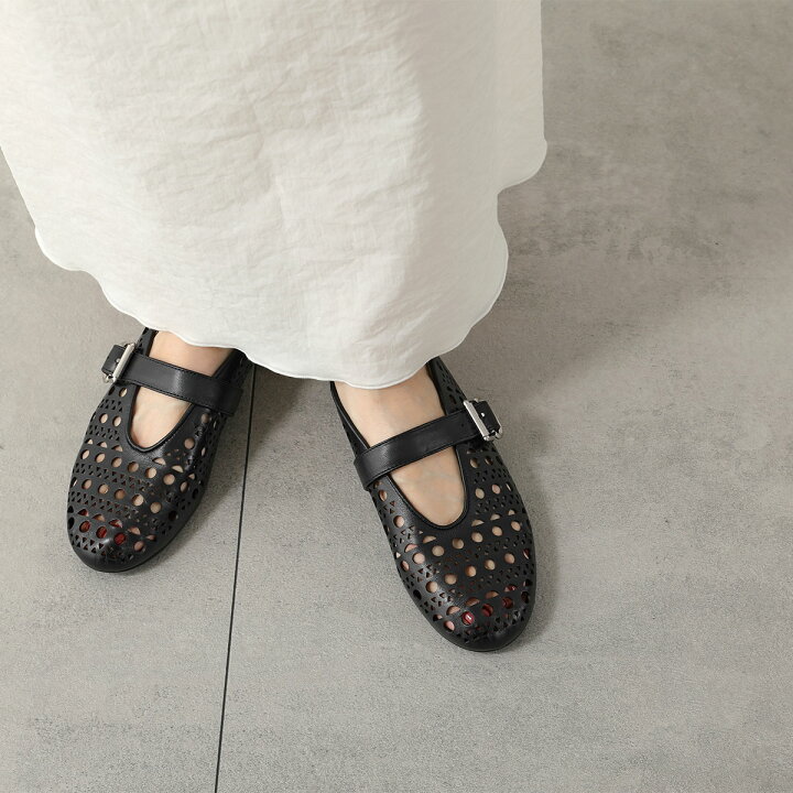 楽天市場】ALAIA アライア バレエシューズ BALLERINAS AA3A029CK216 