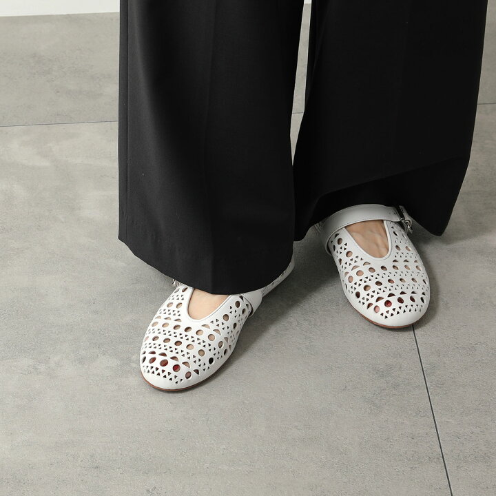 楽天市場】ALAIA アライア バレエシューズ BALLERINAS AA3A029CK216 
