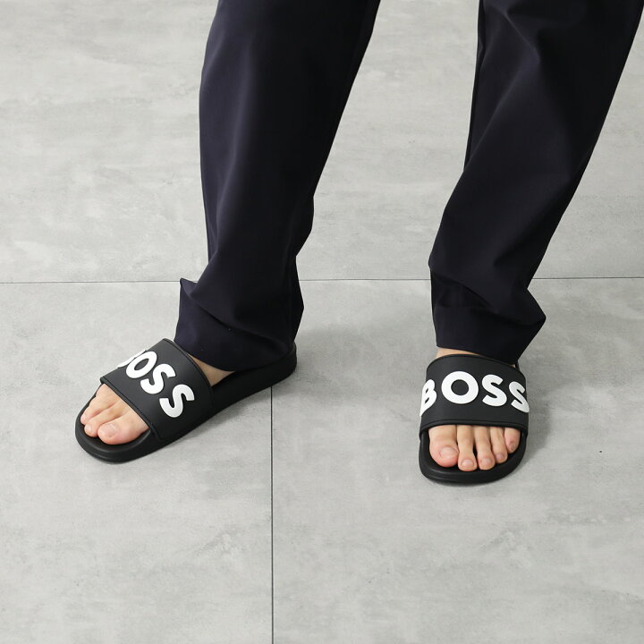 楽天市場】HUGO BOSS ヒューゴボス サンダル 50498241 メンズ スライド 