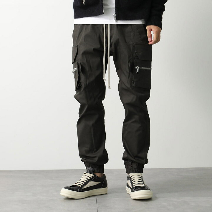 リックオウエンス 22AW RU02B2396-TE マストドンカーゴロングパンツ  