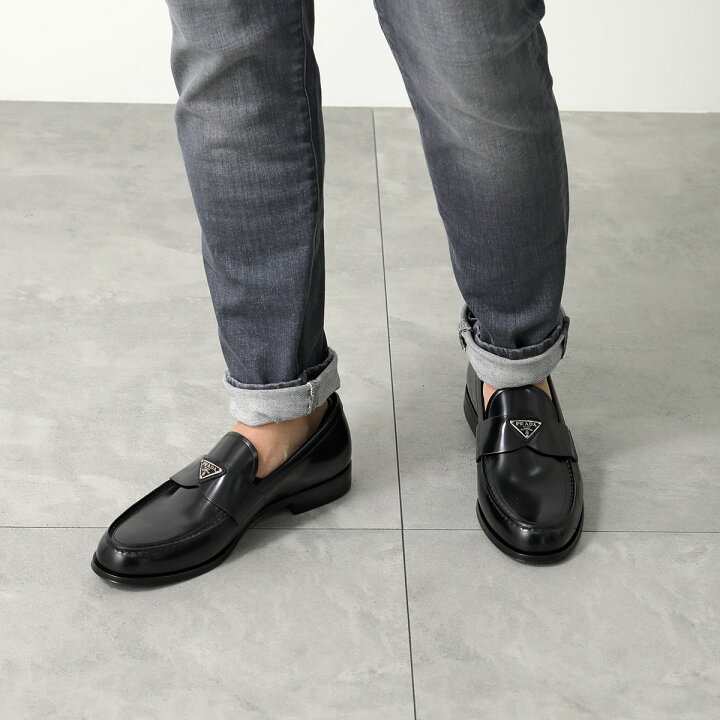 楽天市場】PRADA プラダ ローファー 2DB205 055 メンズ トライアングル  