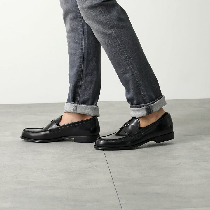 楽天市場】PRADA プラダ ローファー 2DB205 055 メンズ トライアングル  