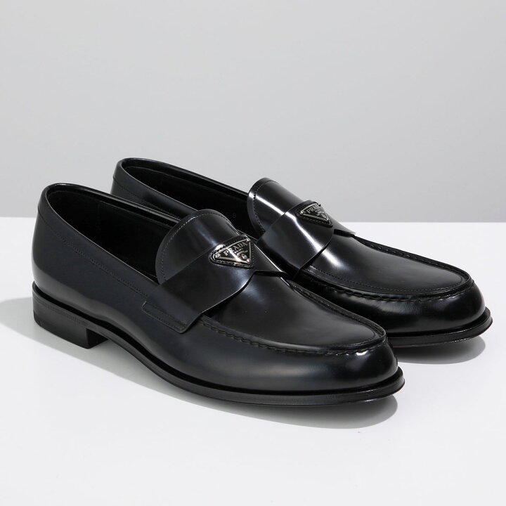 楽天市場】PRADA プラダ ローファー 2DB205 055 メンズ トライアングル 