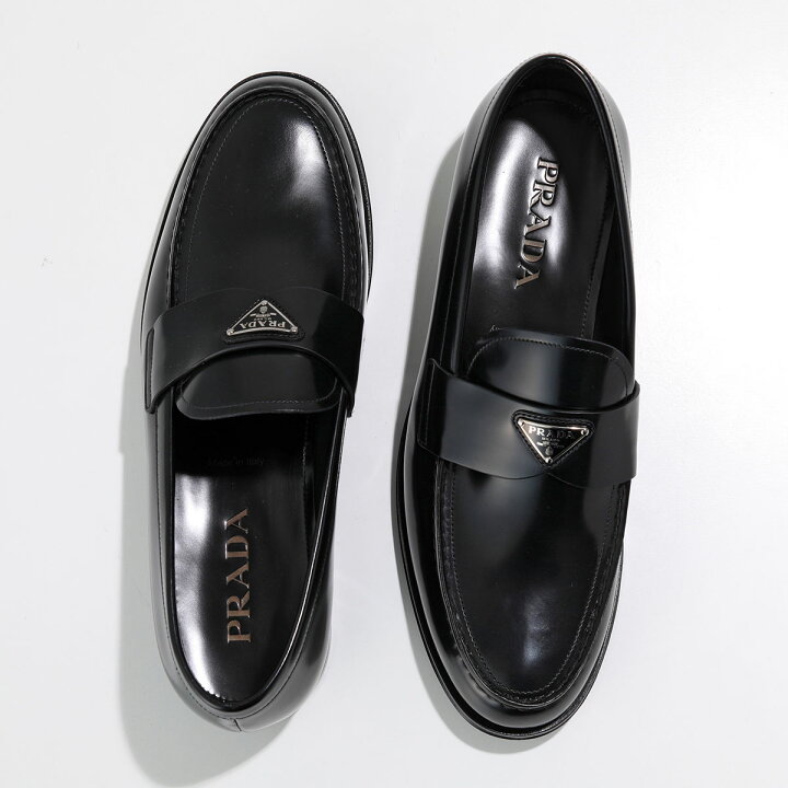 楽天市場】PRADA プラダ ローファー 2DB205 055 メンズ トライアングル 