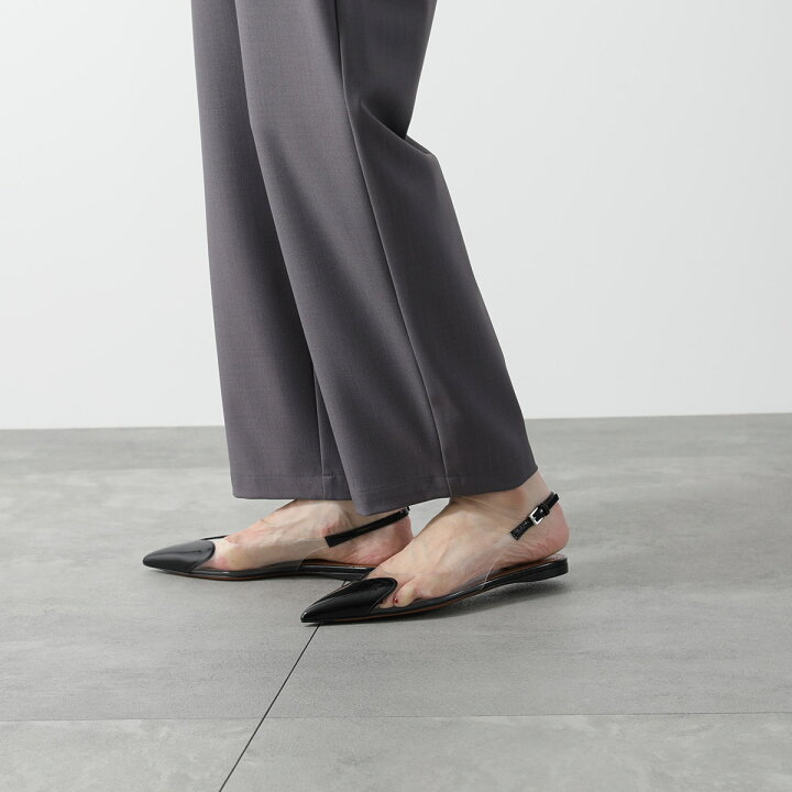 楽天市場】ALAIA アライア パンプス FLAT SLINGBACKS AA3E047CK150 