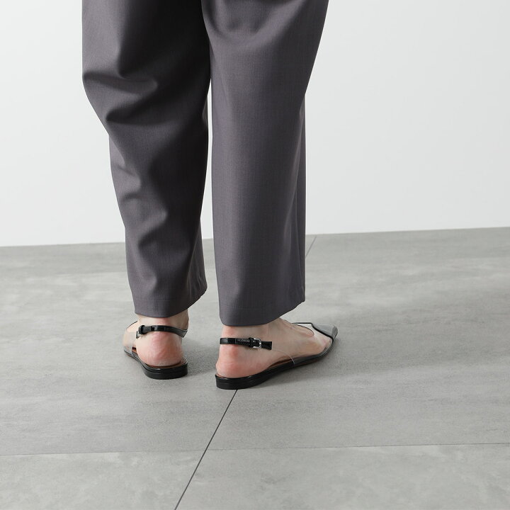 楽天市場】ALAIA アライア パンプス FLAT SLINGBACKS AA3E047CK150 