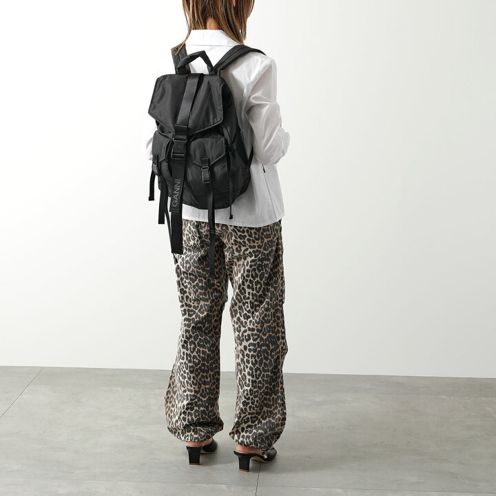 楽天市場】GANNI ガニー バックパック Recycled Tech Backpack A4755 