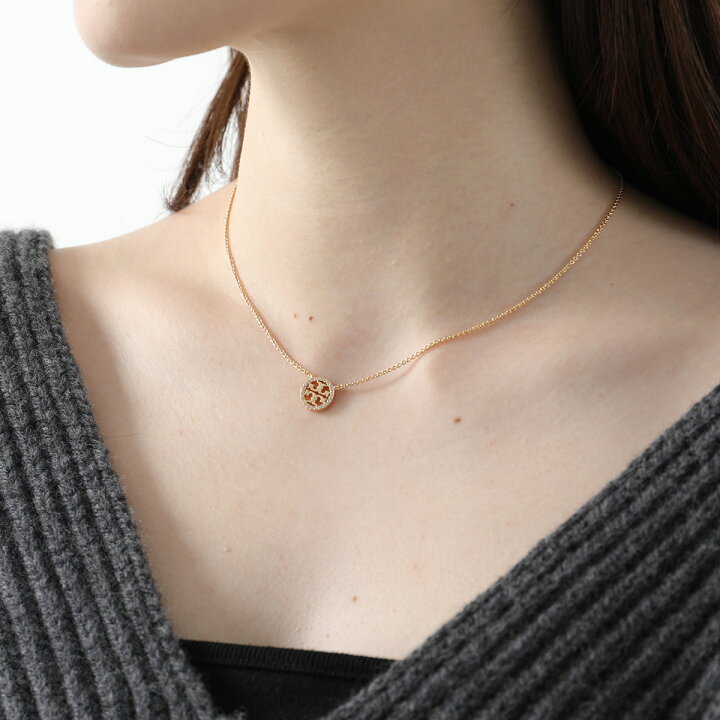 楽天市場】TORY BURCH トリーバーチ ネックレス MILLER PAVE PENDANT 