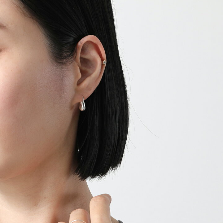 楽天市場】 Otiumberg オティウムバーグ フープピアス Silver Roscida 