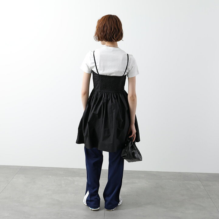 楽天市場】 GANNI ガニー ワンピース Cotton Poplin Strap Dress W0194