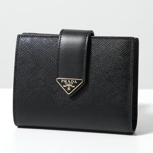 PRADA �v���_ ��܂���z 1MV204 2DYG ���f�B�[�X �T�t�B�A�[�m���U�[ �g���C�A���O�����S �~�j���z F0002/NERO�ydc_kikaku�z