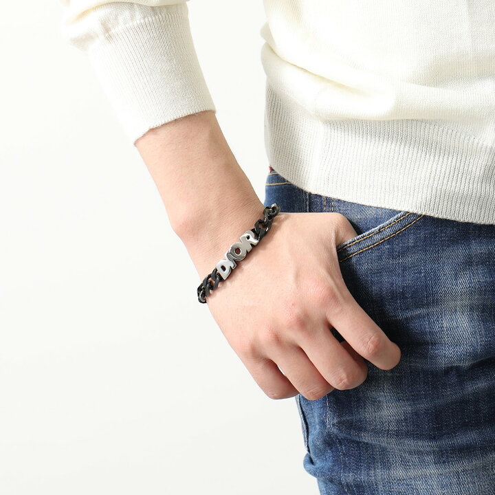 楽天市場】Dior ディオール ブレスレット B1611HOMMT メンズ チェーン  