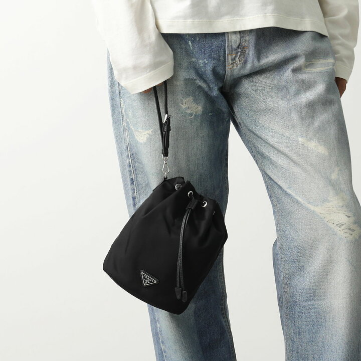 楽天市場】PRADA プラダ ポーチ 1NS369 R067 メンズ Re-Nylon 