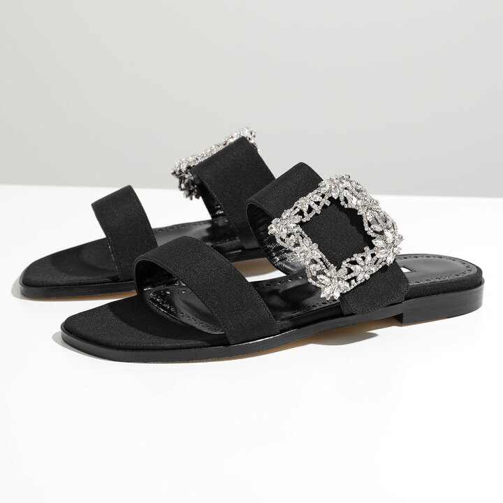 楽天市場】MANOLO BLAHNIK マノロブラニク サンダル TITUBAFLAT JEWEL  