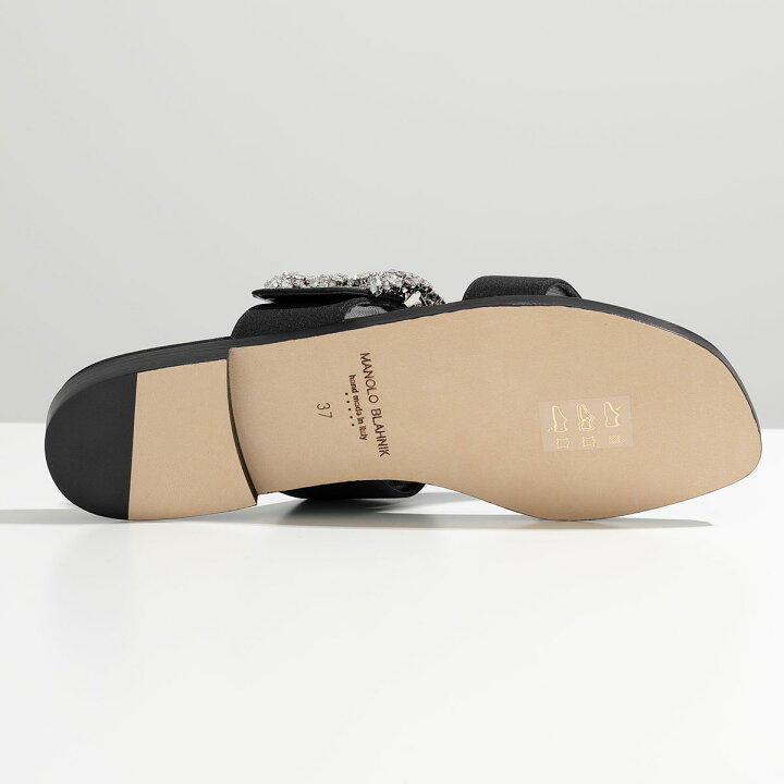楽天市場】MANOLO BLAHNIK マノロブラニク サンダル TITUBAFLAT JEWEL 