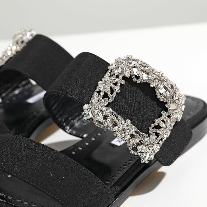 楽天市場】MANOLO BLAHNIK マノロブラニク サンダル TITUBAFLAT JEWEL 