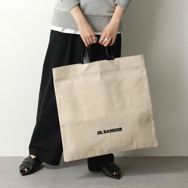 楽天市場】JIL SANDER ジルサンダー トートバッグ BOOK TOTE SQUARE 
