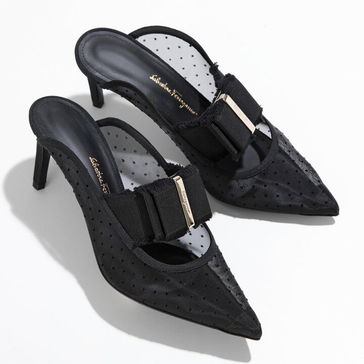 楽天市場】FERRAGAMO フェラガモ ミュール ZELDA POIS ゼルダ 0725030 