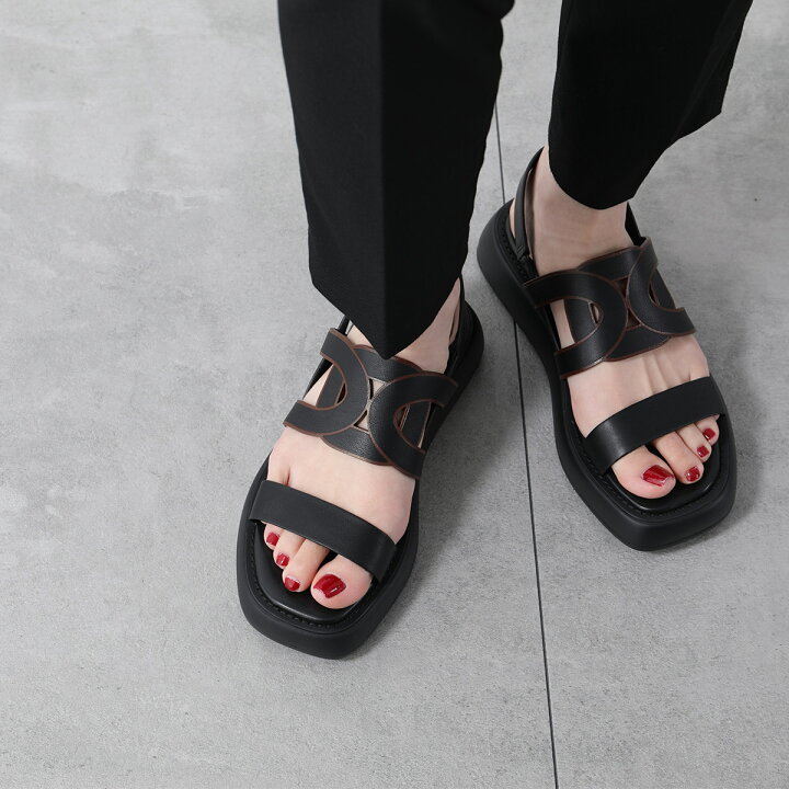 楽天市場】TODS トッズ レザーサンダル XXW11K0IF10MID レディース  