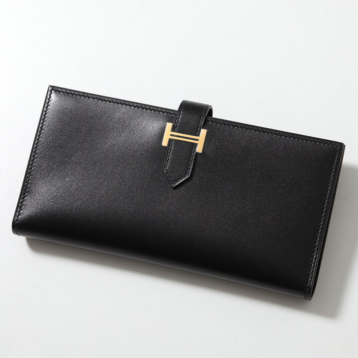 楽天市場】HERMES エルメス 二つ折り長財布 Bearn Souffle ベアン  