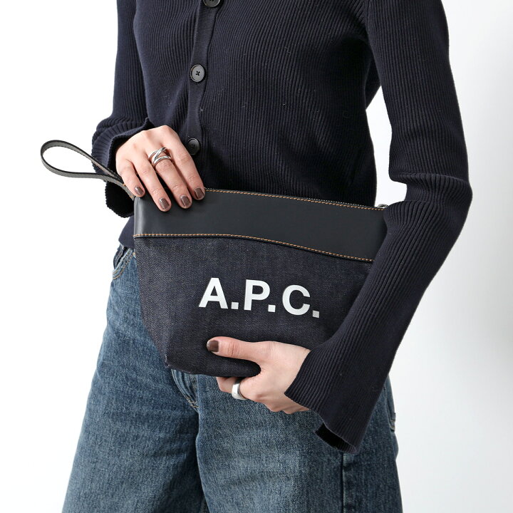 楽天市場】APC A.P.C. アーペーセー クラッチバッグ AXELLE アクセル  