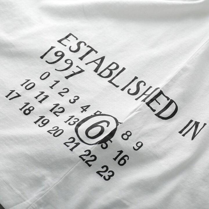 楽天市場】 MM6 エムエムシックス メゾンマルジェラ Tシャツ SH0GC0047  