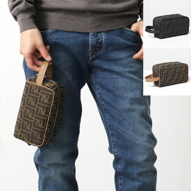 FENDI フェンディ クラッチバッグ BEAUTY SMALL ビューティー スモール 7N0151 ALWK メンズ セカンドバッグ ポーチ ハンドル付き 鞄 カラー2色