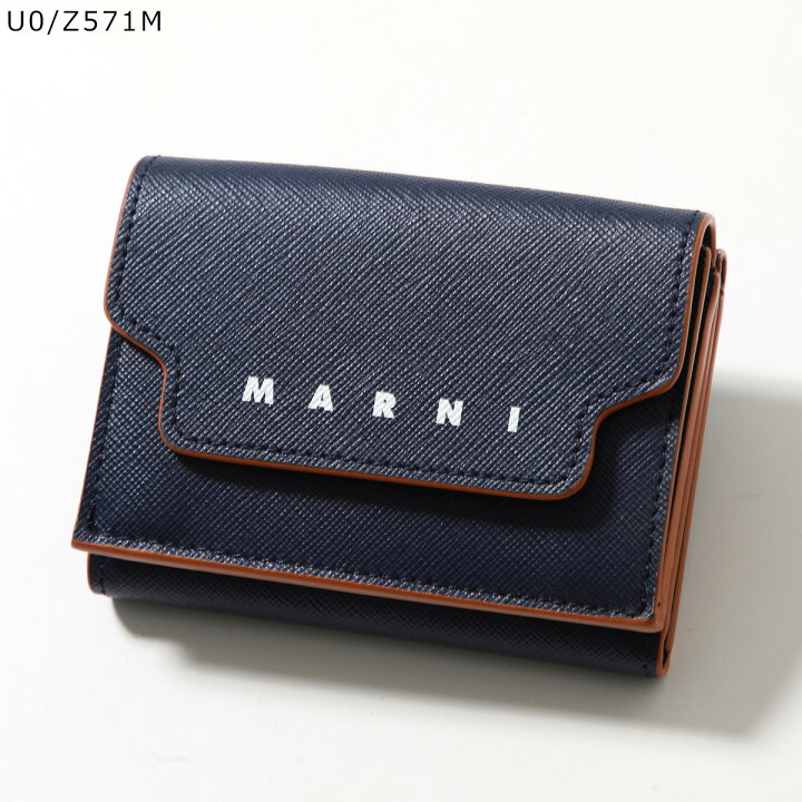 楽天市場】MARNI マルニ 三つ折り財布 PFMO0125U0 PFMO0125U1 LV520 