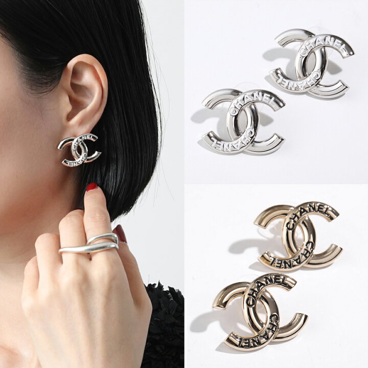 楽天市場】CHANEL シャネル ピアス ABE811 B19198 レディース メタル  