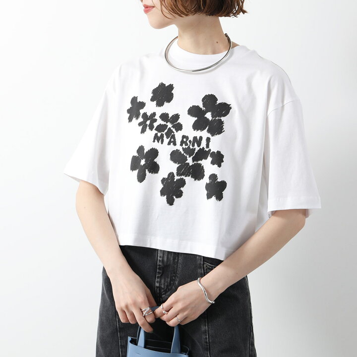 楽天市場】MARNI マルニ Tシャツ THJE0333P4 USCX40 レディース 半袖  