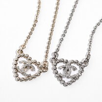 楽天市場】シャネル ネックレス ハート ラインストーンの通販 