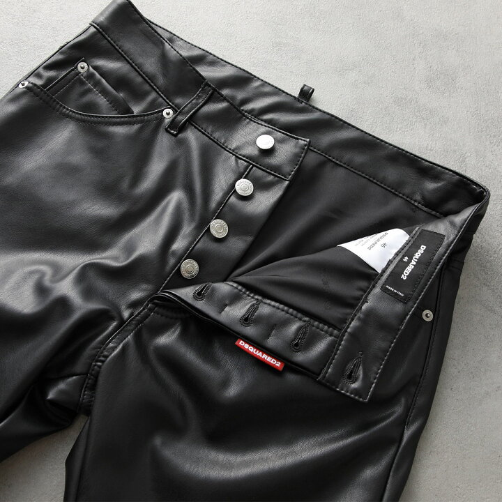 楽天市場】DSQUARED2 ディースクエアード フェイクレザーパンツ COOL 
