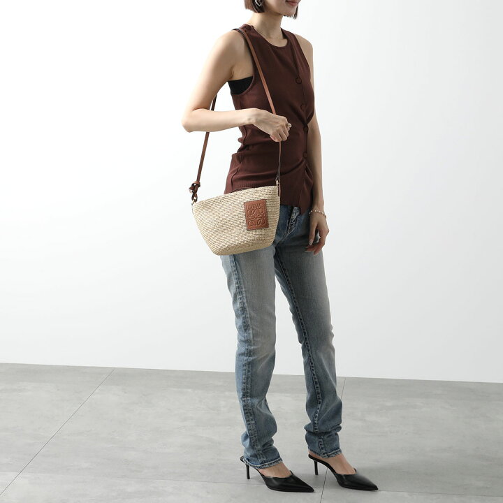楽天市場】LOEWE ロエベ 328.24.W10 POCHETTE BAG スリット ポシェット  