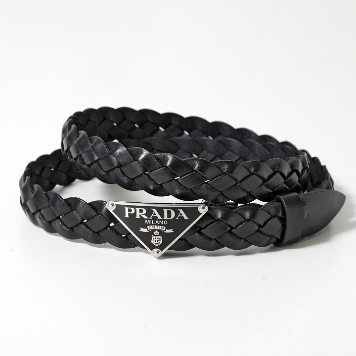 楽天市場】PRADA プラダ ベルト 2CS114 2A7P メンズ レザー エナメル 