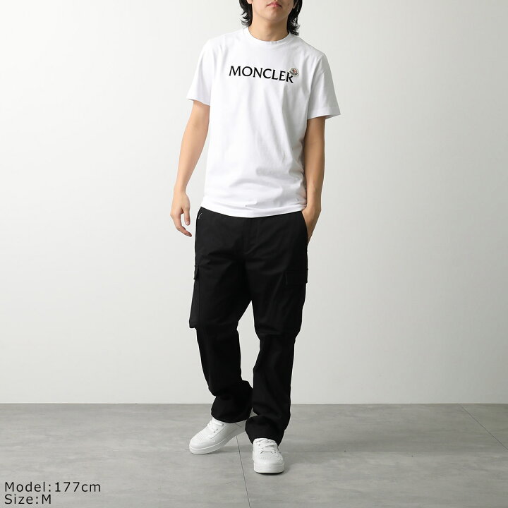 モンクレール Tシャツ 半袖 カットソー メンズ SS T-SHIRT ブラック 