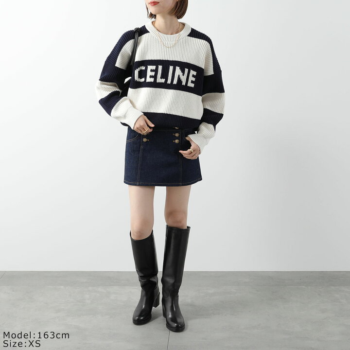 楽天市場】CELINE セリーヌ セーター 2ADCW481Y.01YV メンズ コットン  