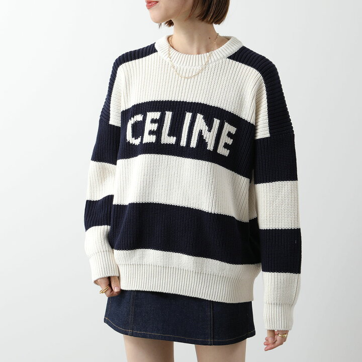 楽天市場】CELINE セリーヌ セーター 2ADCW481Y.01YV メンズ コットン  