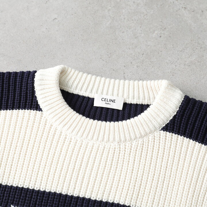 楽天市場】CELINE セリーヌ セーター 2ADCW481Y.01YV メンズ コットン  