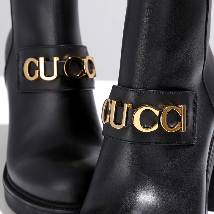 楽天市場】GUCCI グッチ ショートブーツ 750538 17K00 レディース ロゴ 