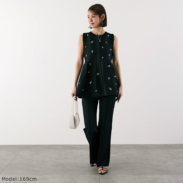 楽天市場】Mewl ミュール ベスト M251-95133 刺繍スポンジ トップス 