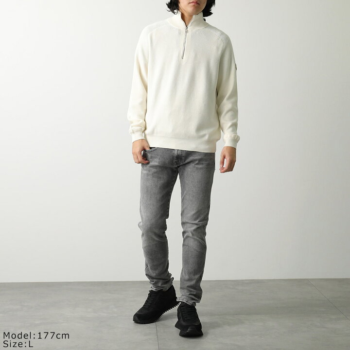 楽天市場】MONCLER モンクレール ハーフジップ セーター 9F00001 M1611 