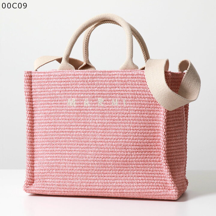 楽天市場】MARNI マルニ かごバッグ SMALL TOTE SHMP0077U0 P3860 