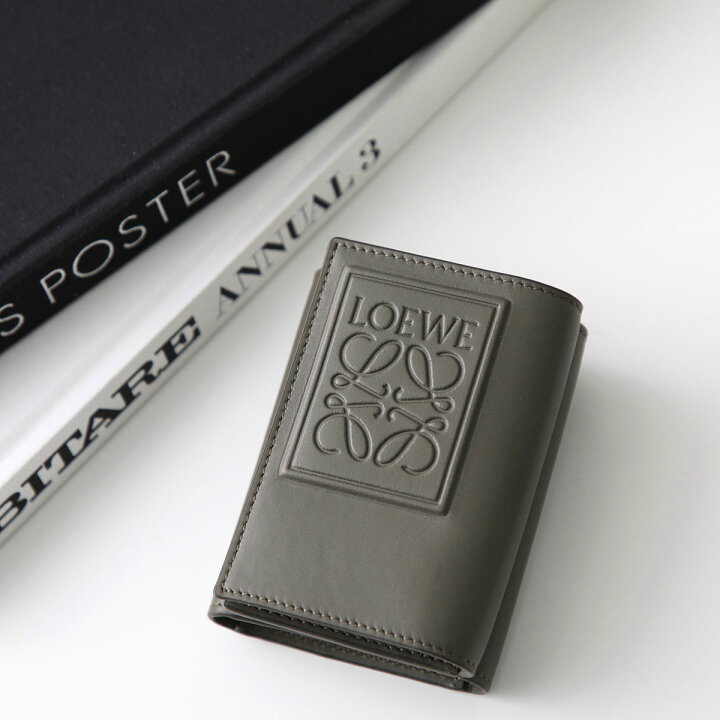 楽天市場】【4/15限定ポイント3倍】LOEWE ロエベ 三つ折り財布 TRIFOLD  